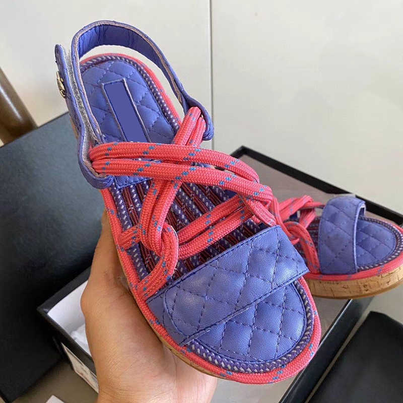 sandales de designer curseurs pantoufles sandales pour femmes diapositives de designer mules sandales de luxe de mode chaussures lâches corde de
