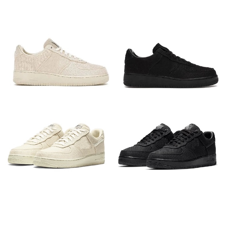 

MB1 stussy af1 Designer Casual Shoes one af1 1 lows mens womens Triple White Black Force shadow men women trainers Air sports sneakers runners Sport Shoe Sneakers