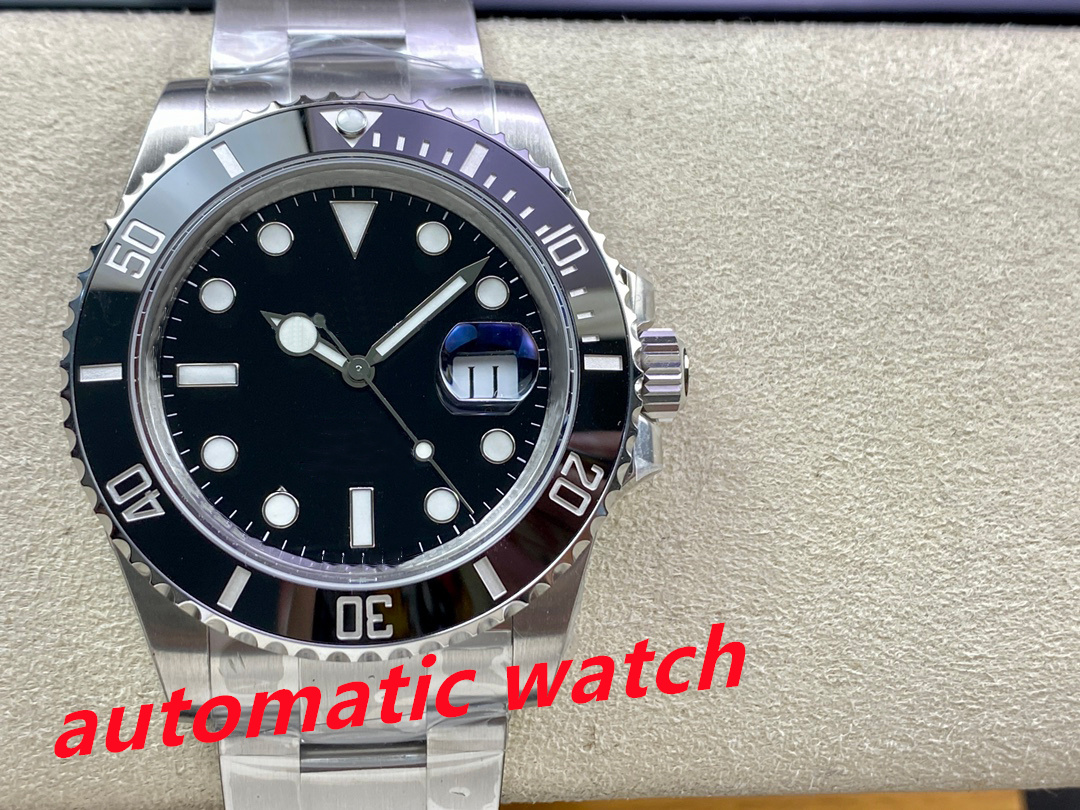 

Man watch luxurious watchs 41mm date mens designer watch Ceramic Bezel hand Automatic 2813 movement watches Sapphire 904L Stainless steel montre de luxe, 38