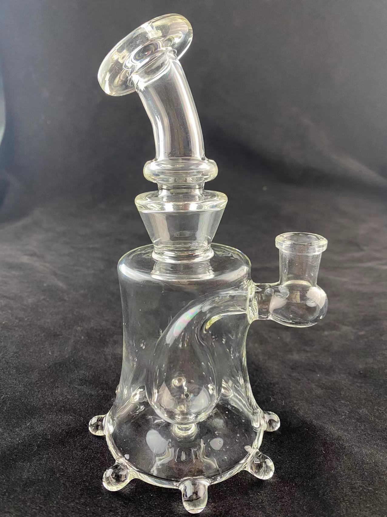 

Balloon recycle Style Hookahs Water Pipes with clear color 14mm joint today's super supplying