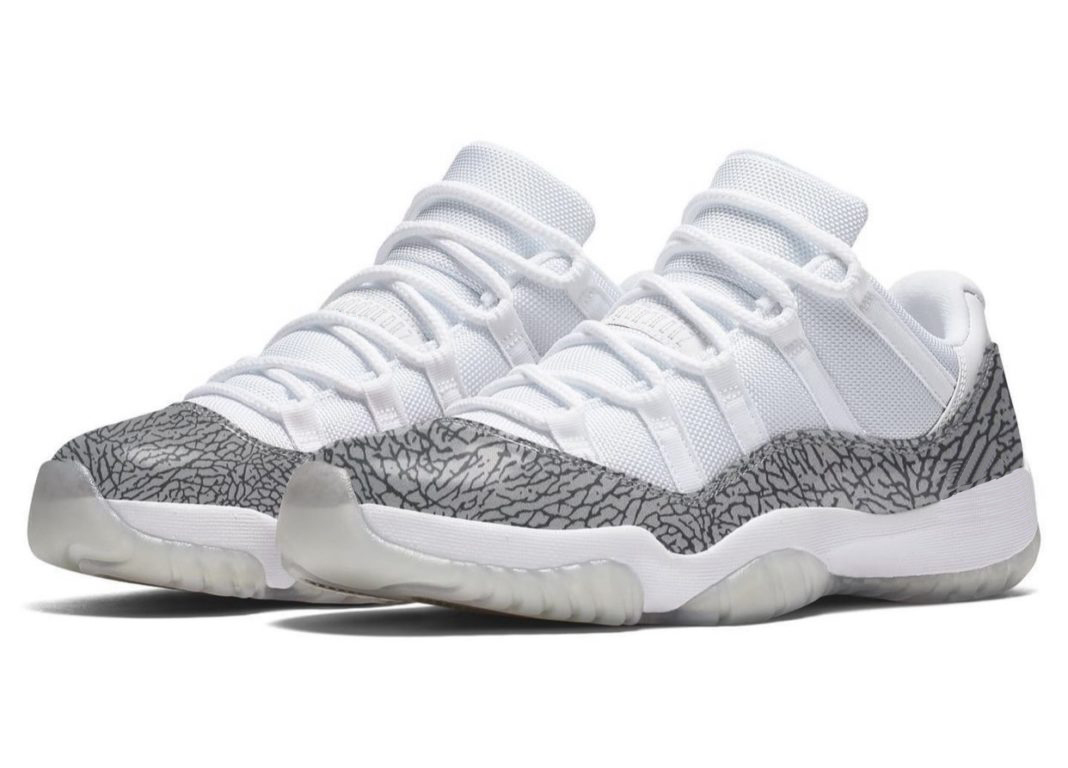 

Jumpman 11 Basketball Shoes 11s Low White Cement Elephant Sports Trainers Sneakers, As photo