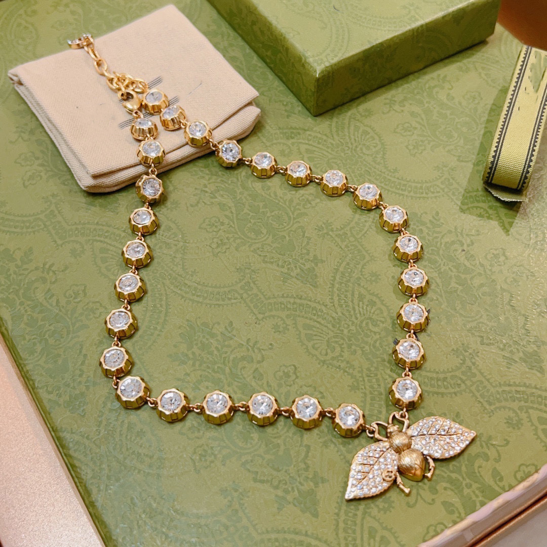 

Designer Double G Pendant Necklaces Letter GGity Chains Necklaces Luxury Women Fashion Jewelry Metal Crystal Pearl Necklace Gifts nm98