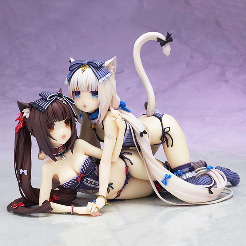 

Action Toy Figures FLARE NekoPara Chocola Vanilla PVC Action Figure Anime Sexy Figure Model Toys Collection Doll Gift 230616, No retail box