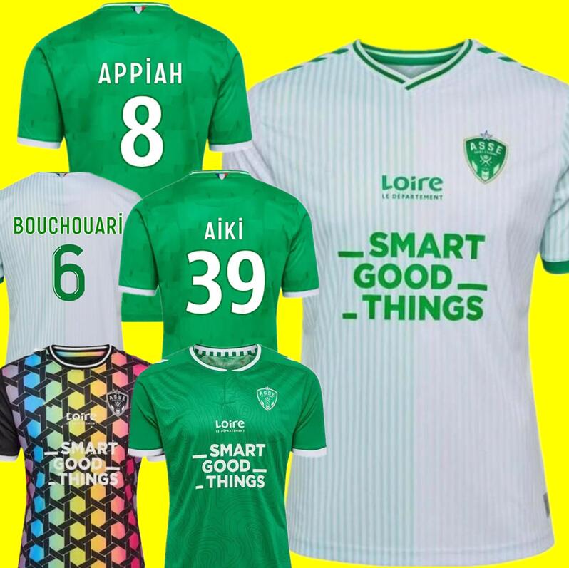 

23 24 maillots AS Saints Etienne Soccer Jerseys 2023 2024 maillot ASSE Etienne KHAZRI AOUCHICHE BERIC NORDIN HAMOUMA Football shirts equipment
