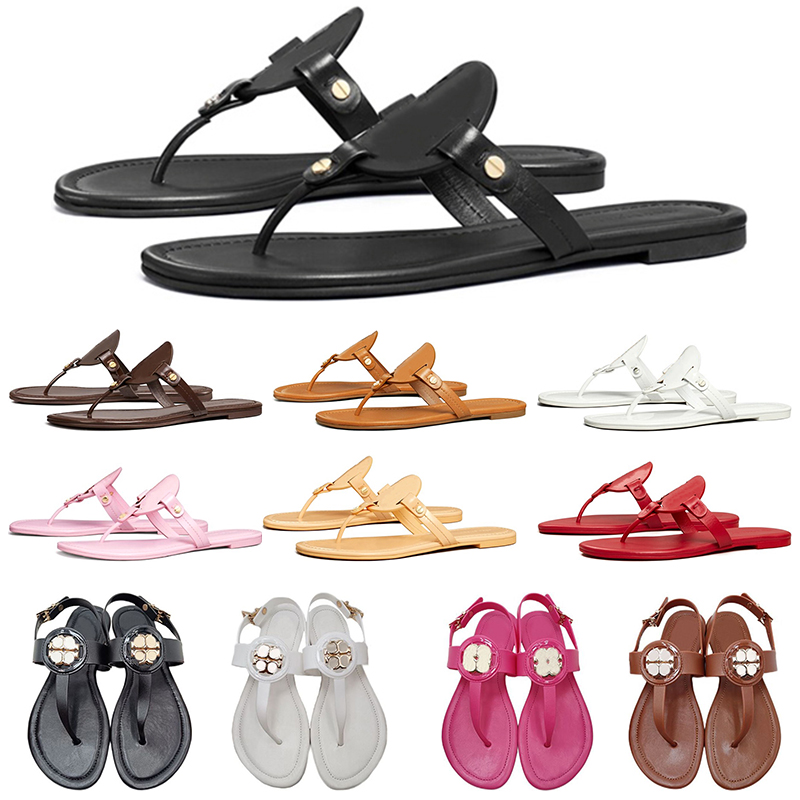 

2023 tory sandals designer slides shoes Miller Metallic flats womens slippers tories burchs sandal Snake Embossed Leather luxury flip flops sneakers, 13