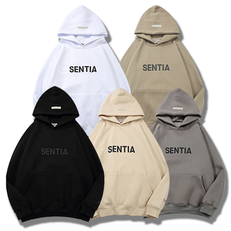 

Designer clothes Mens Hoodies Couples Sweatshirts Ess Print with letters Pullovers Women Hoodie Top quality Velvet Warmer Sweater Luxury Street Clothing S-3XL, White