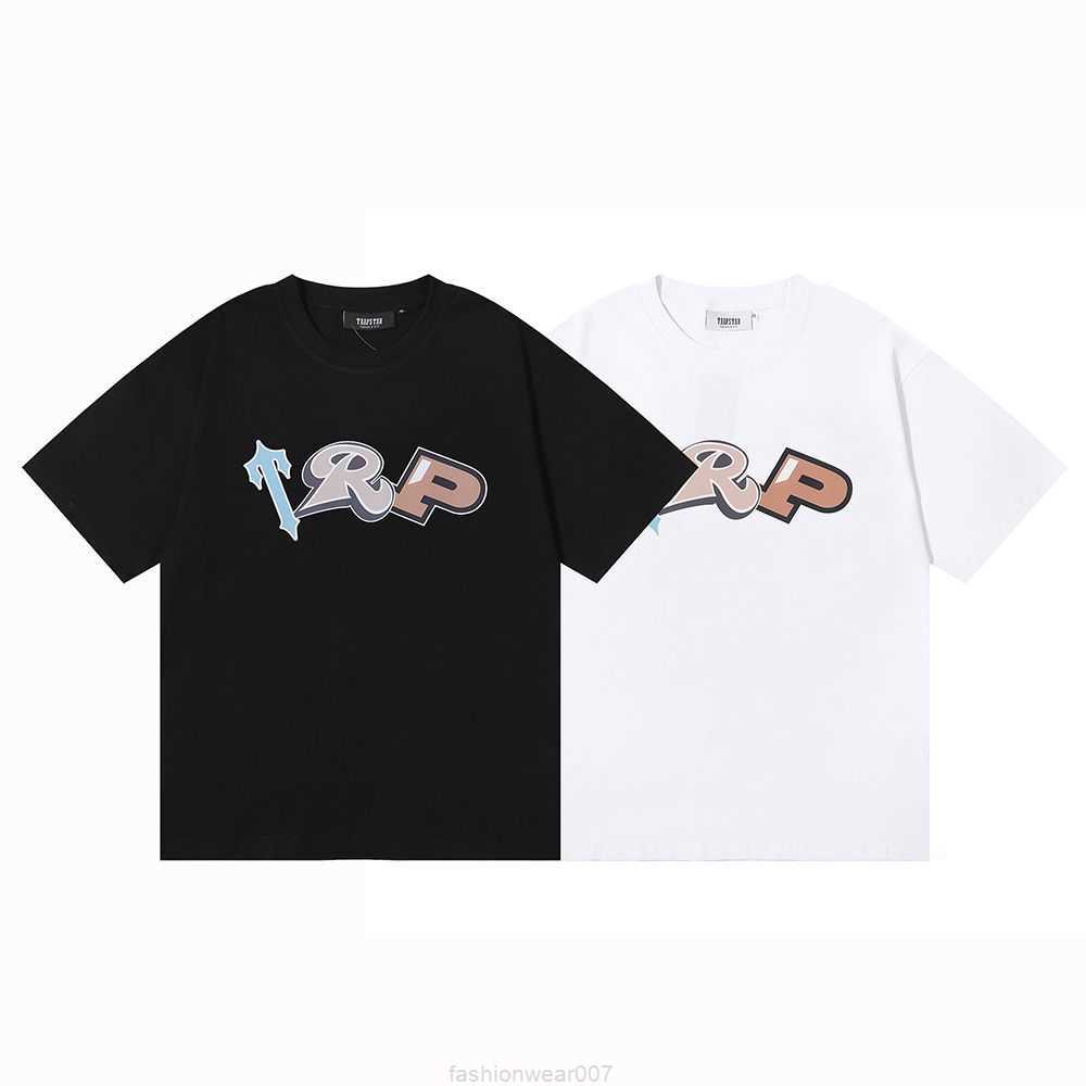

Designer Fashion Clothing Tees Tsihrts Shirts Trendy Trapstar Wildcard Trp Printed 230g Double Yarn Cotton Loose Relaxed Short Sleeve Tshirt for Men Women Rock Hip h, White fh1035