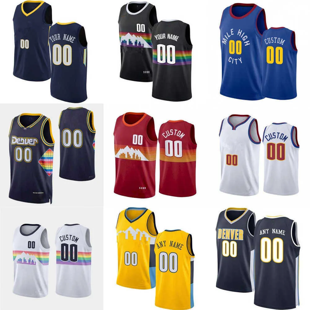 

75th Custom Jersey Denver''Nuggets''Men Women Youth 35 PJ Dozier 0 JaMychal Green 32 Jeff Green 00 Markus Howard Basketball Jerseys red, Color