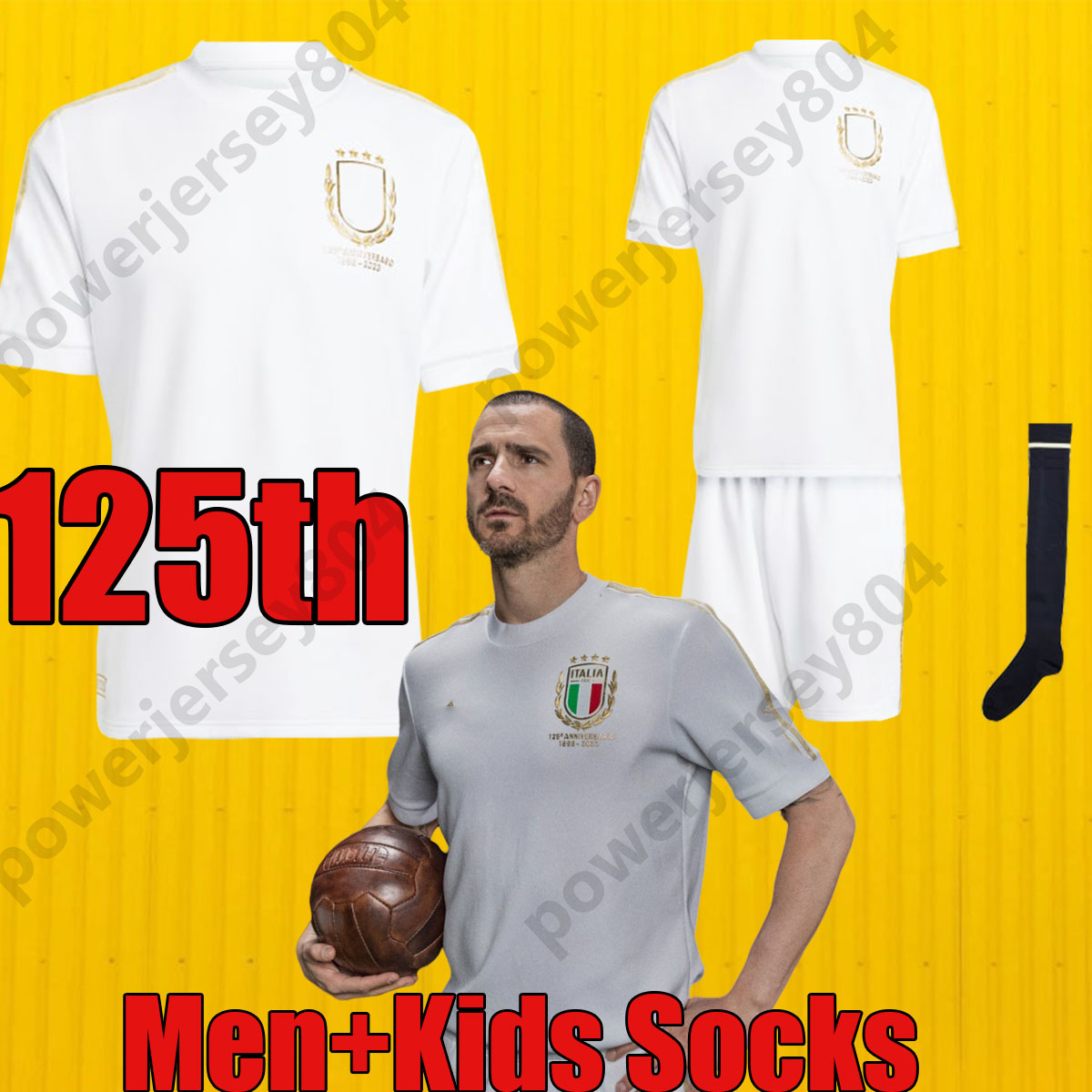 

23/24 Italia CHIESA Soccer Jerseys 2023 125-Years Anniversary home Italy RASPADORI VERRATTI BARELLA Shirt TOTTI LORENZO POLITANO special MIRETTI Football uniform, Home player