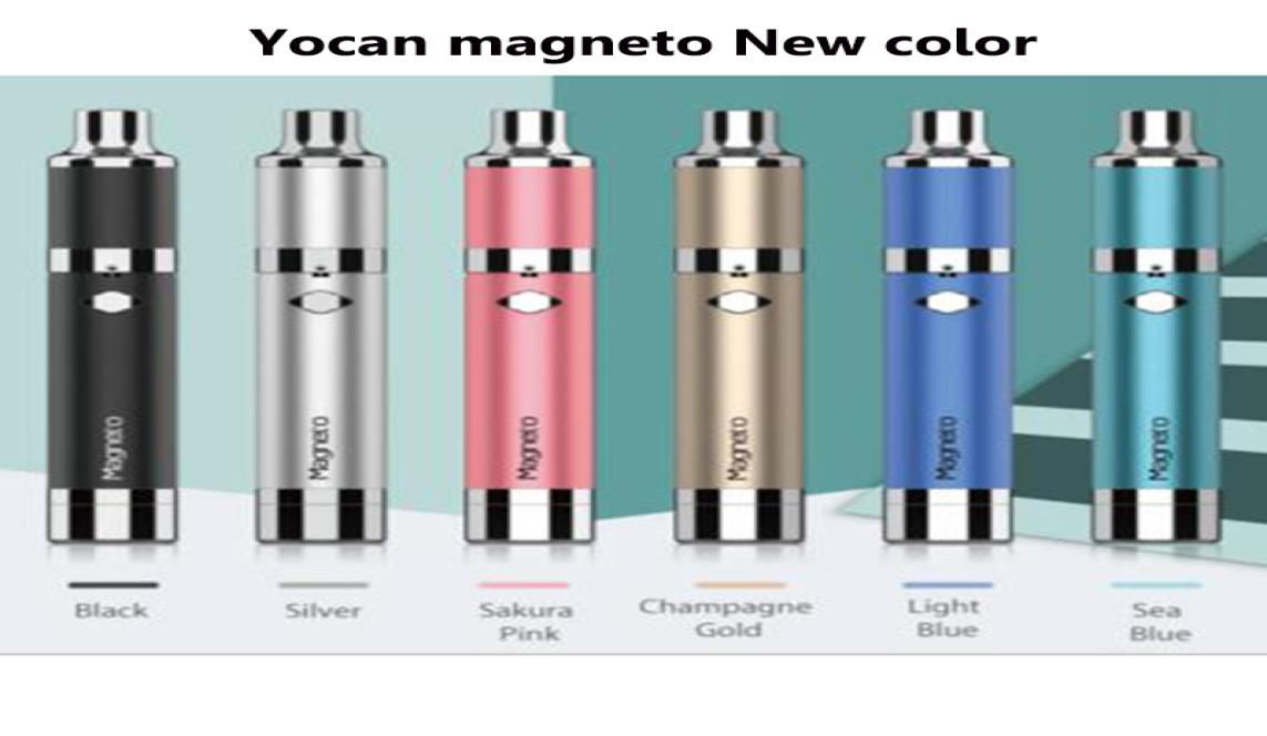 

Tool Yocan Magneto Pen Dab ECigarette Kits Silicone Ceramic Connection Battery With Magneto 1100mAh Builtin Kits Jar Wax Coil 8817311