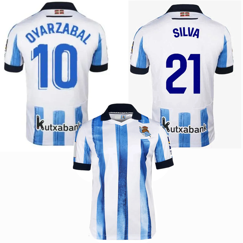 

2023 2024 Real Sociedad Soccer Jerseys TRAORE ILLARRA CARLOS CHO KUBO OYARZABAL SILVA NORMAND MERINO LE NORMAND home away Men and kids 23 24 football shirt, Kids away sets