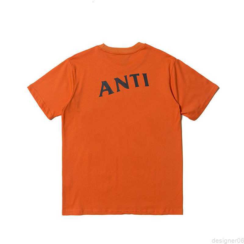 

Men's T shirts Fashion Anti Social Club Cross Print T-shirt Casual Couple Short6