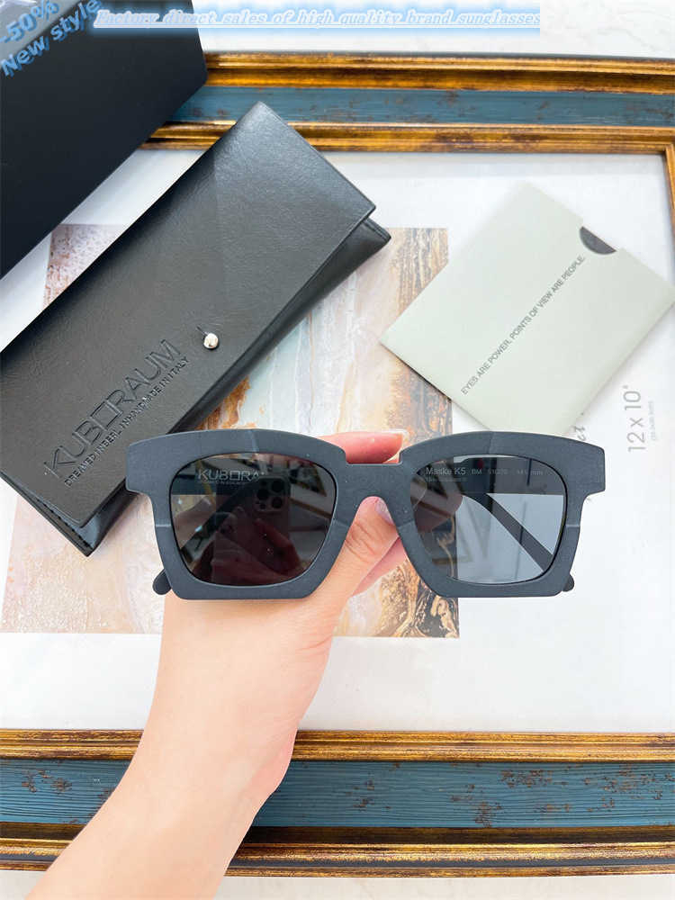 

Luxury Brands Design Sunglasses 2023 New Kuboraum Large Frame K5 Square Sunglass for Men and Women the Same Type of Can Be Matched