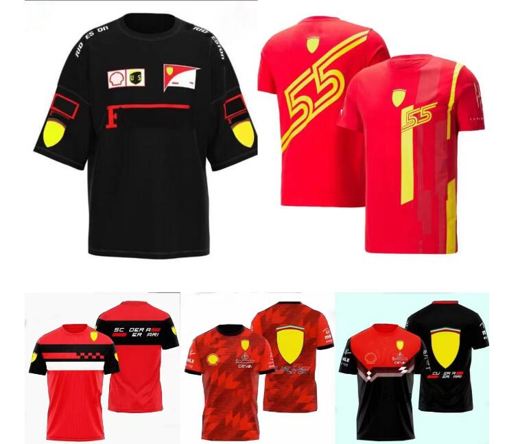 

F1 racing shirts summer team sports short-sleeved jerseys of the same style custom