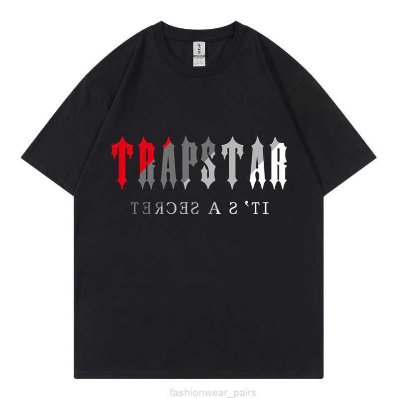 

Designer Fashion Clothing Tees Tsihrts Shirts Trapstar Cotton Tshirt Niche Ins Trend 2023 Summer Mens Cotton Short Sleeved Tshirt Rock Hip hop Cotton Streetwear Top, Yellow