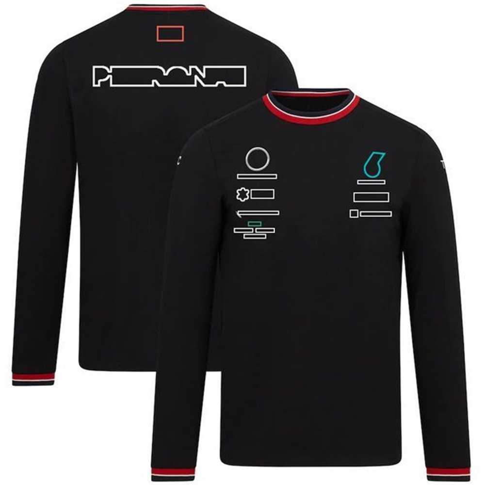 

New formula one team F1 racing suit men's long-sleeved T-shirt custom f1 official same clothing fan models XX9T, Xs