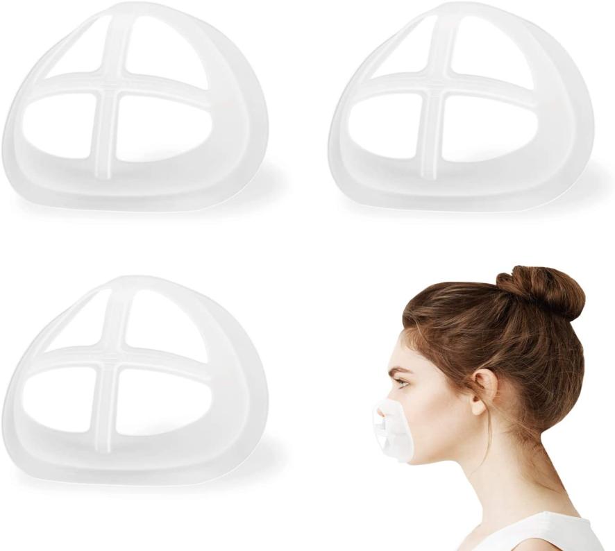 

Face Mask Inner Support Frame Homemade Cloth Mask Cool Silicone Bracket More Space for Comfortable Breathing Washable Reusable4249130