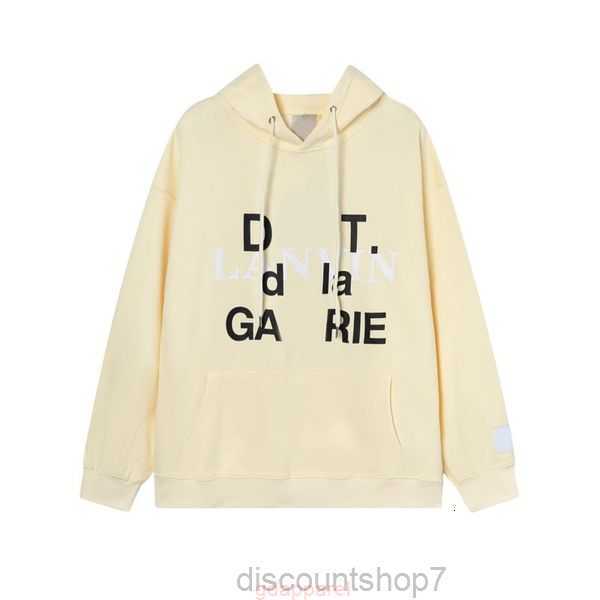 

Fashion Men Womens Galleries Hoodie Sweate Designer T-shirt Pullover Letter Flame Print Long Sleeve T-shirt High Street Sweatshirts 12, Shipping fee