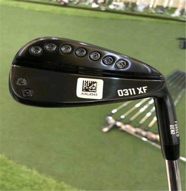 

Good 0311XF golf clubs irons Black 49W7pcs RSSR Flex SteelGraphite Shaft With Head Cover high quality fast delivery3459531