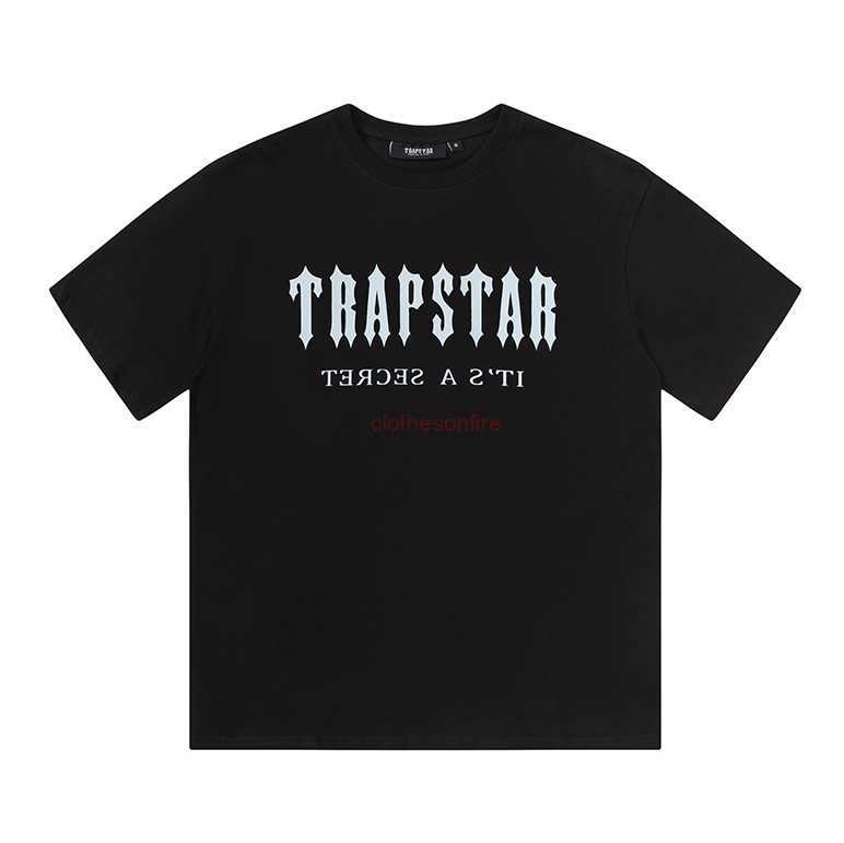 

Designer Fashion Clothing Tees Tsihrts Shirts American Street Trapstar Limited Letter Printed Short Sleeve Tshirt Loose Casual Mens Womens Pure Cotton Bottom Shir, 617 black short sleeve