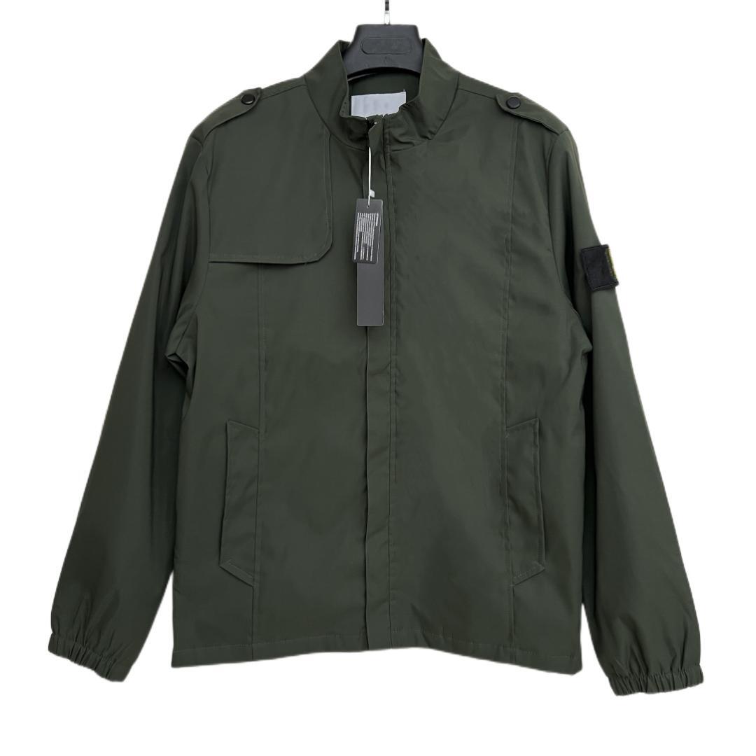 

Spring Autumn Casual Solid Fashion Slim Bomber Jacket Men Overcoat New Arrival Baseball Jackets Men's Jacket M-5XL Top, Dark blue