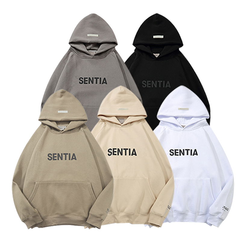 

23ss Mens Hoodies Designer clothes Couples Sweatshirts Ess Print with letters Pullovers Women Hoodie Top quality Velvet Warmer Sweater Street Clothing Size -3XL, Beige
