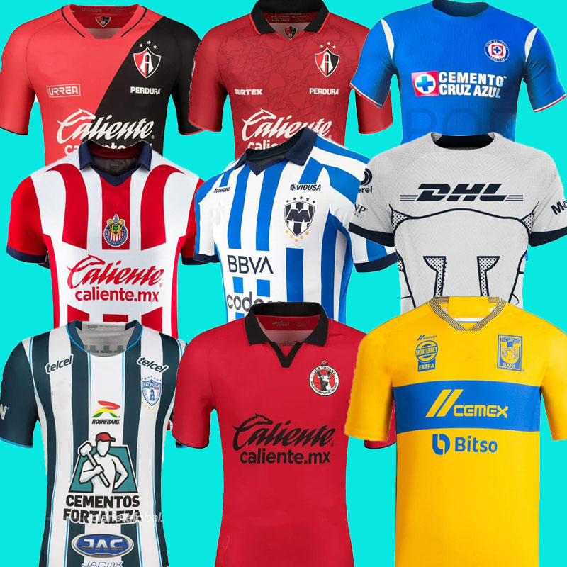 

Club America 2023 2024 Chivas de Guadalajara Soccer Jerseys Tigres UANL 23 24 LIGA MX I. BRIZUELA A. VEGA Rayados football shirt Monterrey Atlas FC GONZALEZ Club Leon, 23/24 leon home