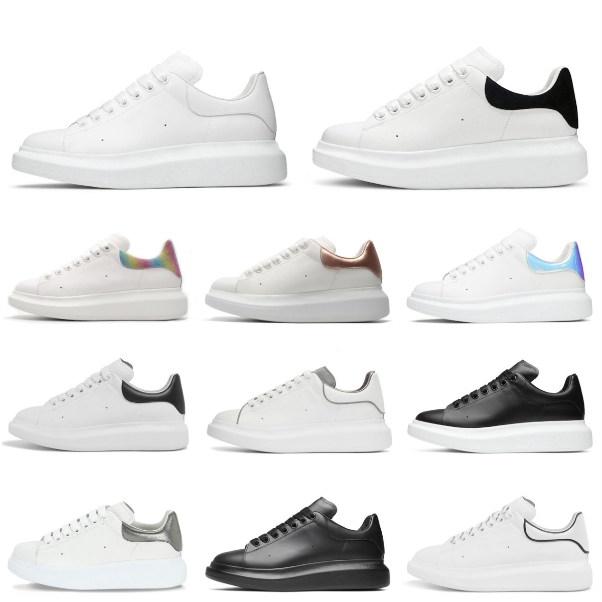 

Designers Oversized Mens Casual Shoes Velvet Espadrilles Train White Black Leather Women Flats Lace Up Platform Alexanders Increased Queens Mcqueens Sneakers S29, Please contact us