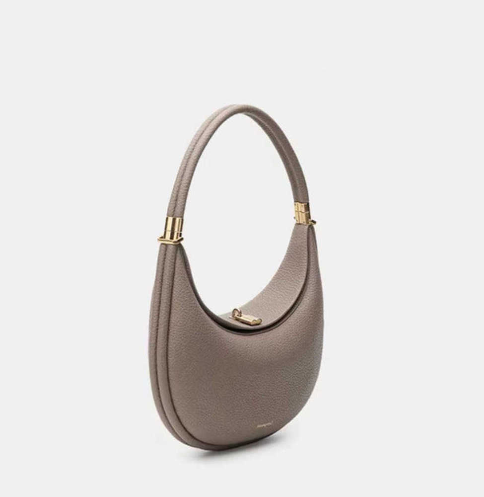 

Songmont Luna 2023 Luxury Designer Underarm Hobo Shoulder Bag Half Moon Leather Purse clutchs bag Handbag New style Fashion goes with everything032