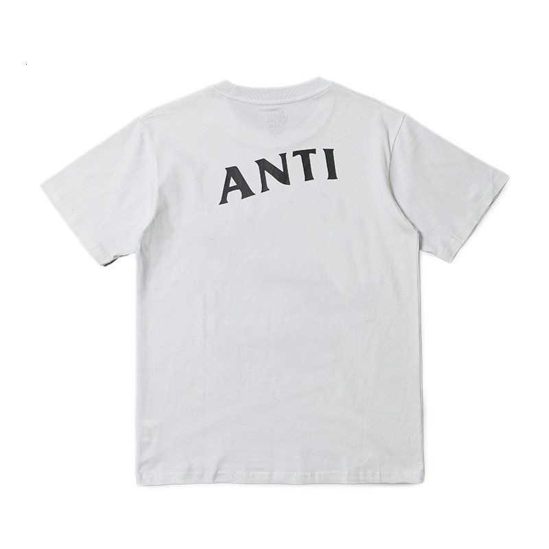 

Men's T shirts Fashion Anti Social Club Cross Print T-shirt Casual Couple Short1HP9M