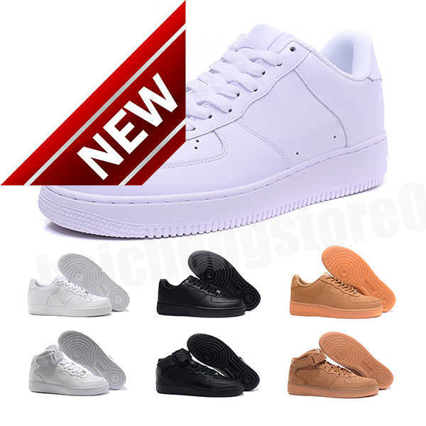 

2023 quality mans fashion the Air''forces 1 white af1 low airforce high Running shoes Skateboard shoes Men Women shoes black love unisex ones 1, Color 5