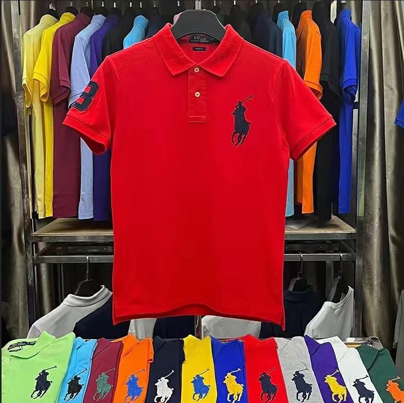 Summer Clothes Luxury Designer Pony Mens Polos T Shirts Horse Brand Ralph Lauren Polo Shirts Men Casual Polo Fashion Snake Bee T Shirt High Street M