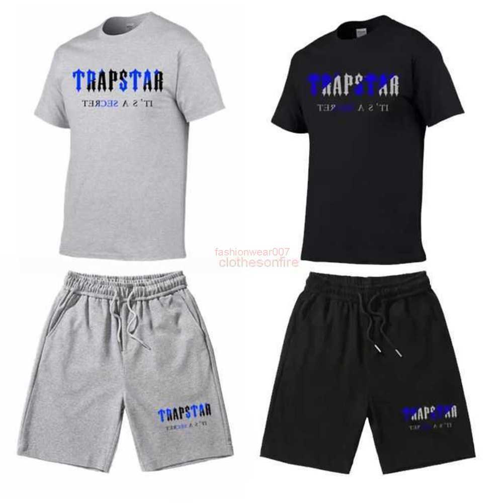 

Designer Fashion Clothing Mens Tracksuits Tees Tshirts Shirts Shorts Summer Tshirt Shorts Set Trapstar Letter Printed Cotton Short Sleeve 2piece Set Casual 2023, Shipping fee