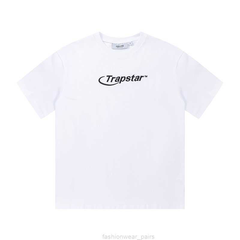 

Designer Fashion Clothing Tees Tsihrts Shirts Trapstar Classic Embroidery Pure Cotton Round Neck Short Sleeve Tshirt Ukdrill Piece Rock Hip hop Cotton Streetwear T, Red
