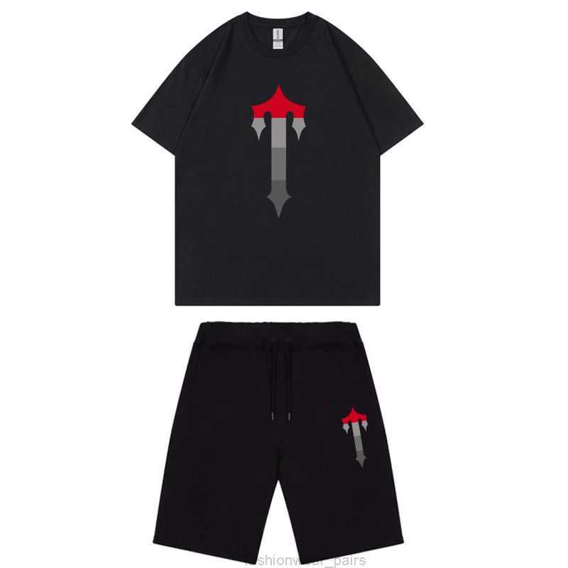

Designer Fashion Clothing Mens Tracksuits Tees Tshirts Shirts Shorts New Fashion Trapstar Lettered Casual Sportswear Tshirt Set Mens Womens Tshirt Shorts 2026, Shipping fee