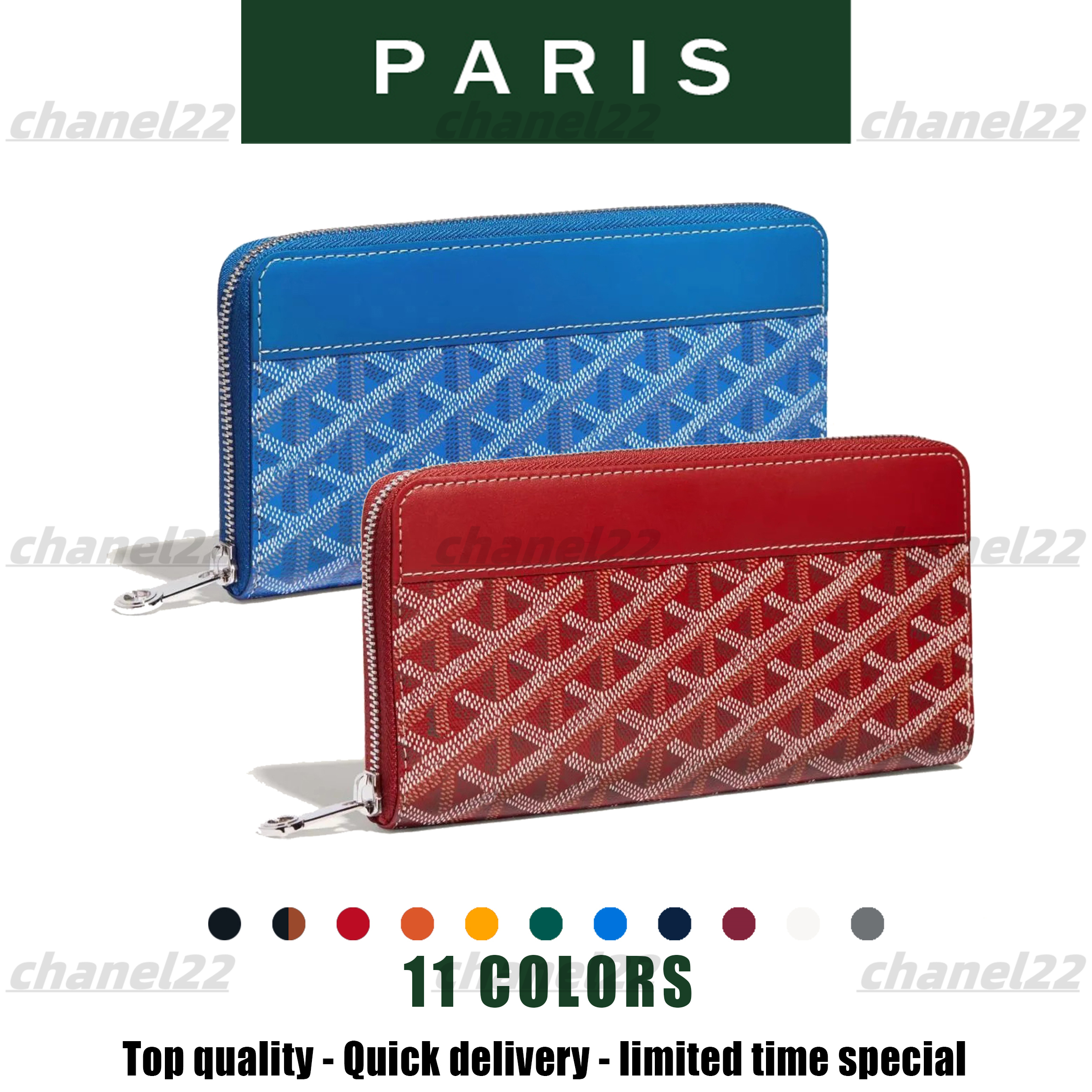

Fashion Long zipper Wallets coin purses12 card slots Womens men Designer PM cards holder luxury Leather Wallet lady key pouch purse wristlets, Burgundy