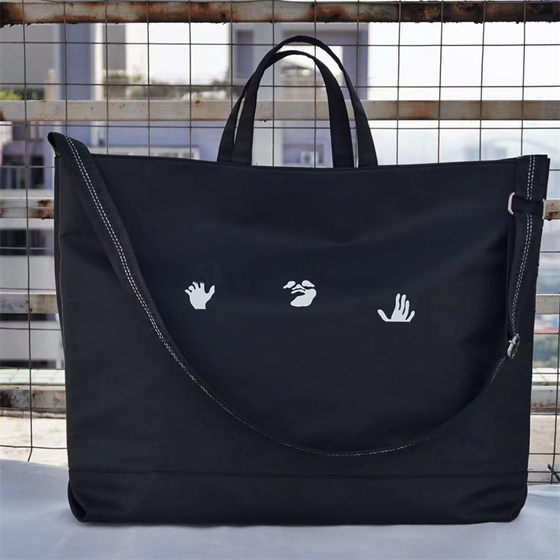 

2023 Designer tote bag Nylon Offs White Luxury Hand Bag Canvas shoulder bags large capacity Tote Black Men women canvas topbags totes bags
