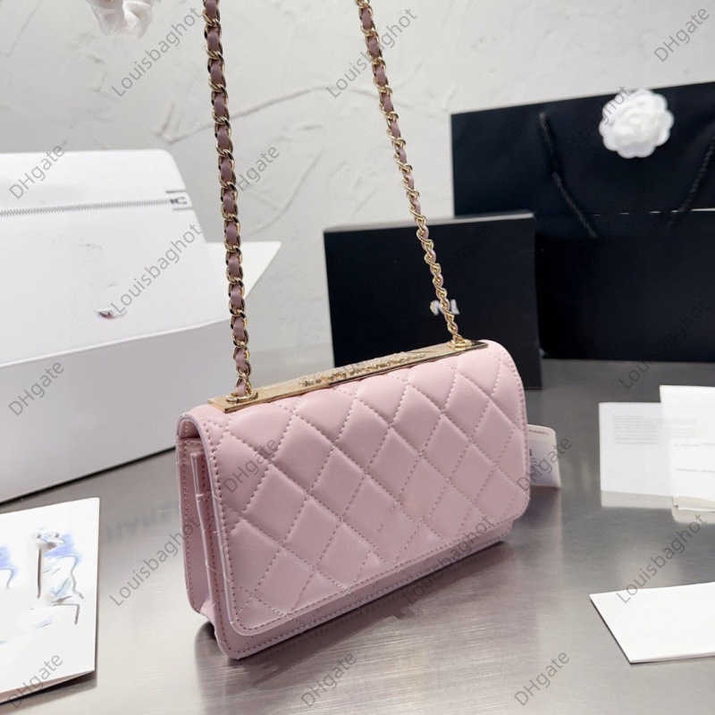 

Casual Sheepskin Lingge Chain Bag 19 Trendy Woc Fate Bag Small Square Bag Crossbody Women's Bag, Blue8