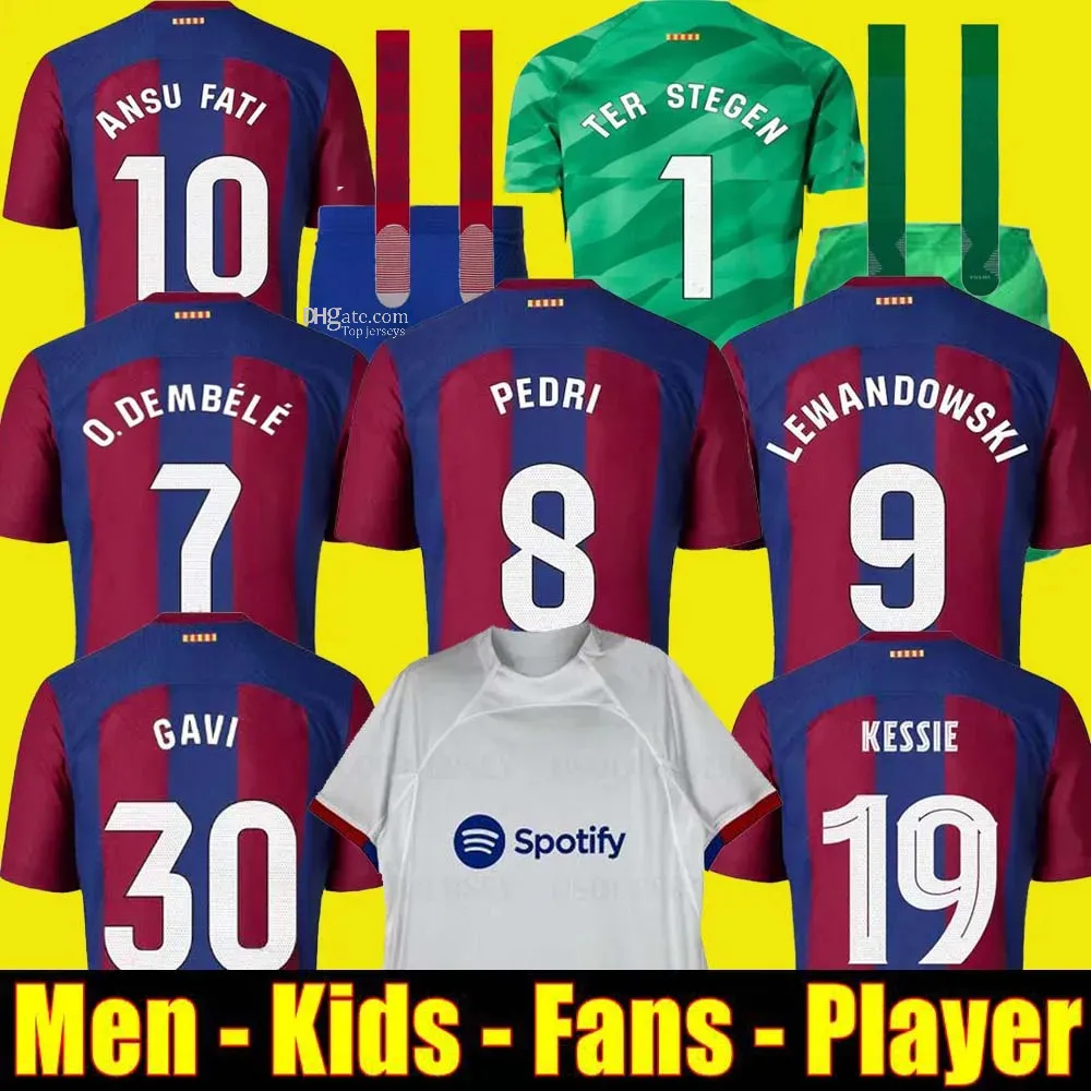 

23 24 PEDRI LEWANDOWSKI Barcelonas Soccer Jerseys GAVI #6 ANSU FATI De Futbol FERRAN 22 23 24 Camiseta RAPHINHA Football Shirt Men WOMEN Barca Kit Kids Uniform barca, Home