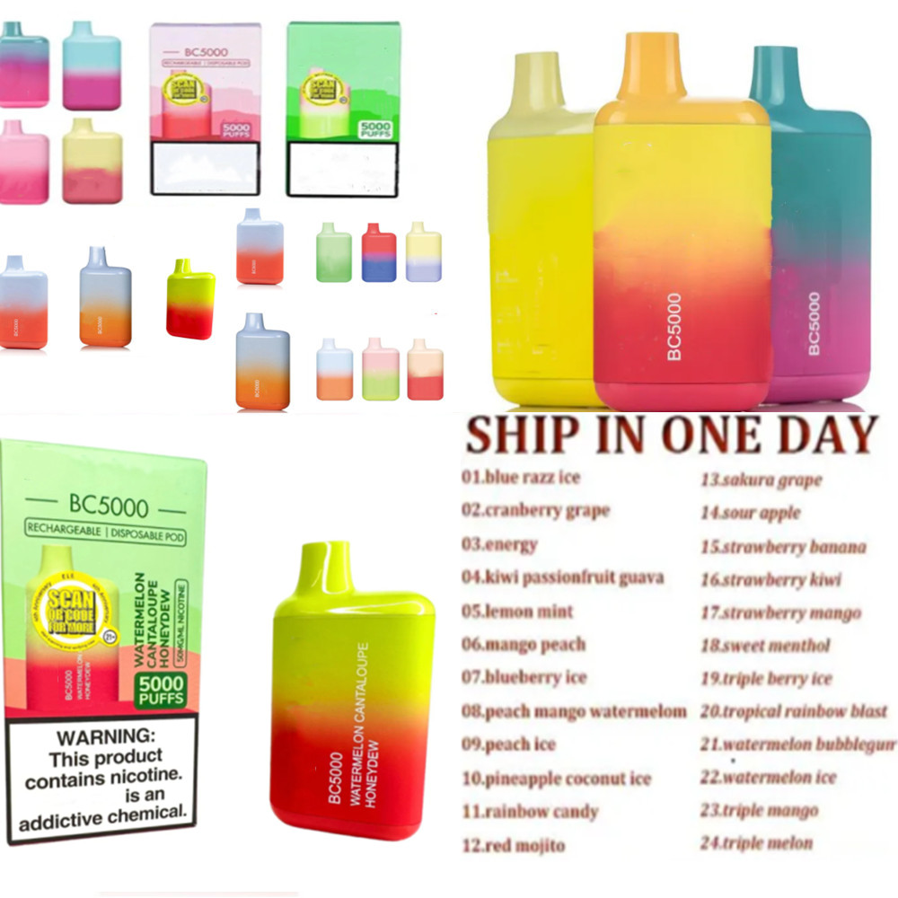

disposable vapes puff 5000 pen 5000 puff electronic cigarette elf vape puff BC5000 puffs bar rechargeable 50mg 5% prefilled vaper desechable savage max cup 6000 puffs