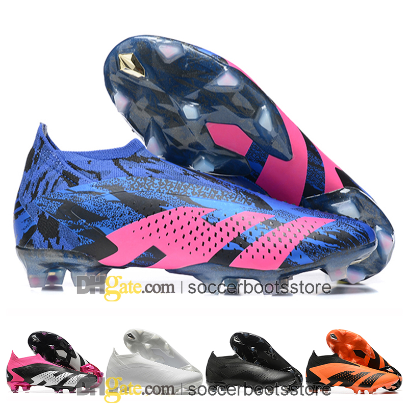 

Gift Bag Kids Football Boots Predators Accuracy FG Cleats Predators Pogba Leather Mens High Ankle Soccer Shoes Athletic Tops Outdoor Trainers Botas De Futbol, Color 7