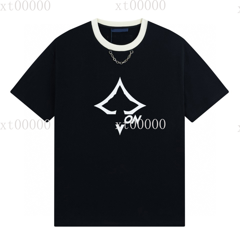

22SS Designer Letter Printed T Shirts Tee Sweatshirt Fashion High Street Short Sleeves Summer Casual T-Shirt Breathable Men Women Crew Neck Tees Dresses for Wo 30-390, Black