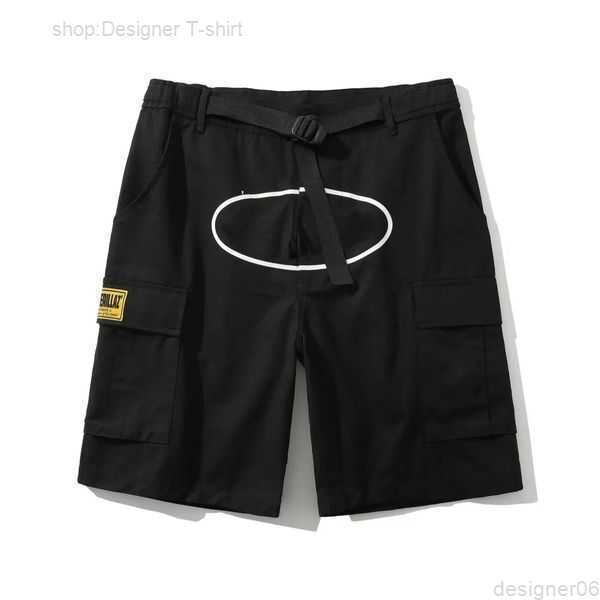 

Men' Shorts Demon Island Loose Boat Print Multi Pocket Work Street Fashion Hip Hop Skateboarding Corteiz Casual Women' Cargos Oversized Streetwear 1 JNUZ