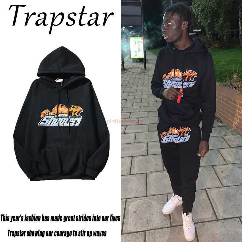 

Designer Clothing Mens Sweatshirts Fashion Streetwear Trapstar Tiger Head Embroidery Autumnwinter New Plush Long Sleeve Coat American Street Versatile Trendy Ho, Shipping fee