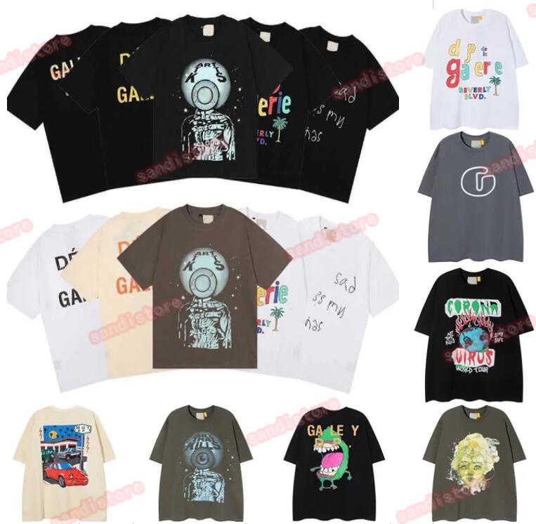 

2023 New Tees Galleryse Depts T Shirts Mens Womens Designer T-shirts Galleryes Depts Cottons Tops Man S Casual Shirt Luxurys Clothing Street Shorts Sleeve Clothes, A11111
