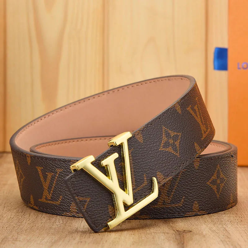 

2023 designer belt Fashion luxury plaid old flower striped leather L buckle belts designer mens and womens high Louis Vuitton LV louise vutton viuton