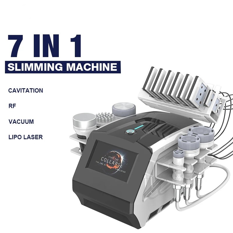 

80k Laser Slimming Machine Lipo Cavitation Vacuum RF Machine BIO Photontherapy Radio Frequency Facial Skin Tighten Face Massage Body Weight Reduction For Salon Use