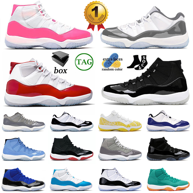 

11 Basketball Shoes Cherry Jumpman 11s 25th Anniversary jordans11 Jubilee Cement Cool Grey Bred Concord Tour Yellow Snakeskin 11s Sneakers Men Women 36-47 With Box, B6 40-47 low legend blue