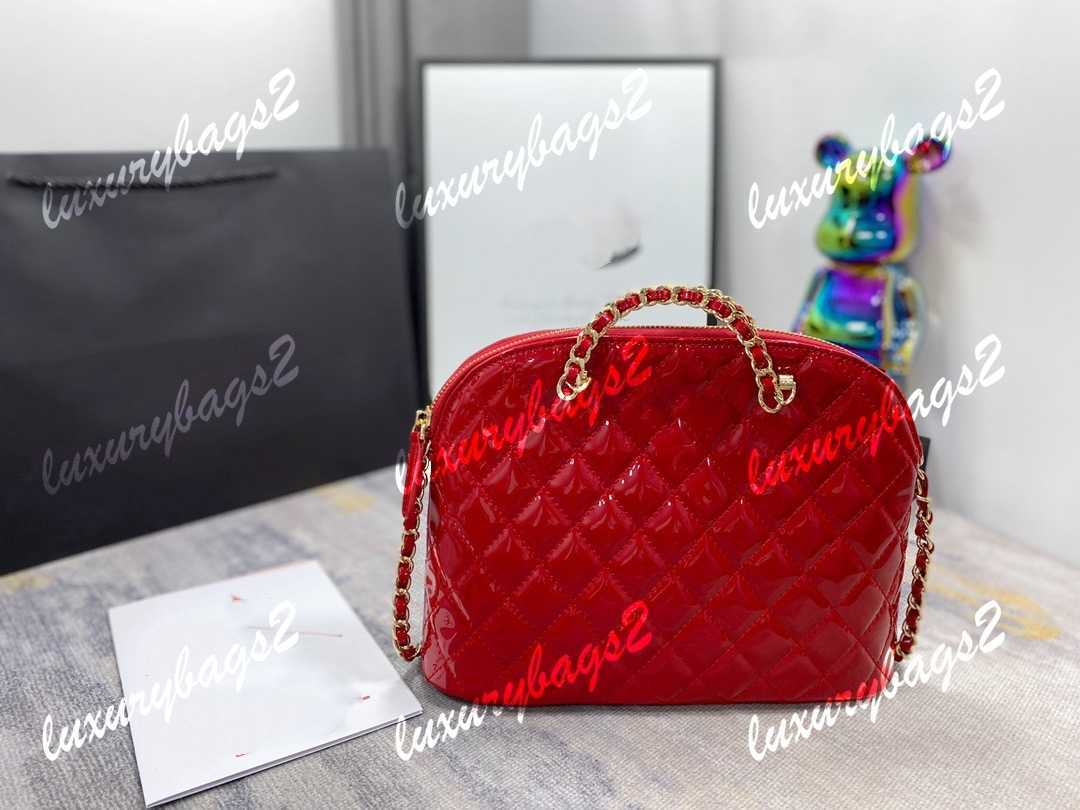 

Fashion Bags Designer Tote Bag Designer Handbag Shoulder Messenger Totes 23S Patent Genuine Leather 4 Colors 28cm Luxury Totes Women Purses Handbags, Pink