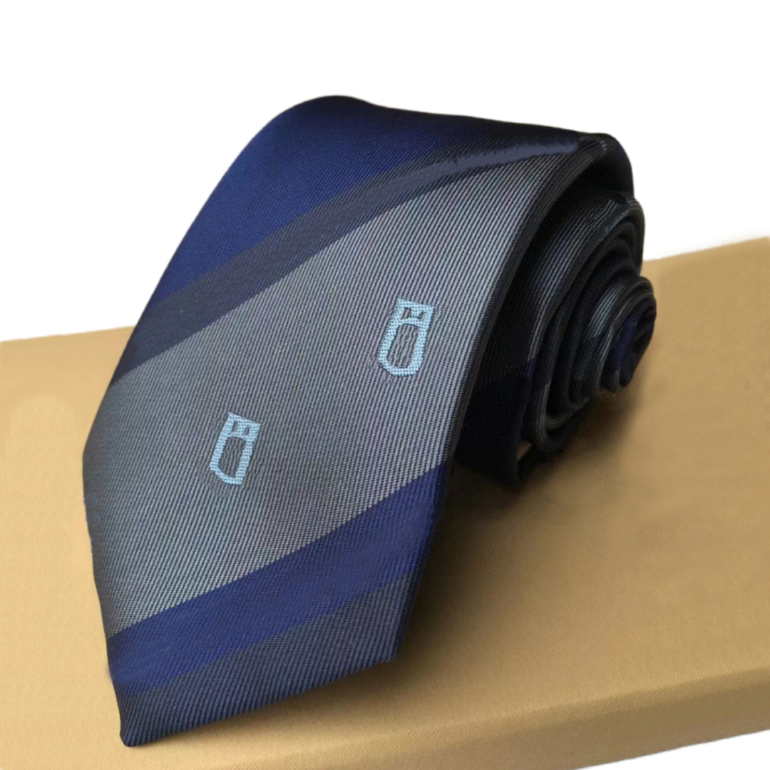 

Brand Men's Tie Letters Silk Necktie luxury designer formal Jacquard Party Wedding Business Woven Fashion Stripe Design box suit Tie